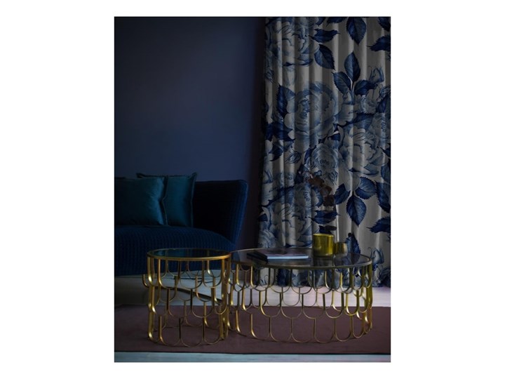 Aksamitna zasłona Velvet Atelier Flowers, 140x260 cm Zasłona zaciemniająca Kategoria Zasłony Bawełna Typ Zasłony gotowe