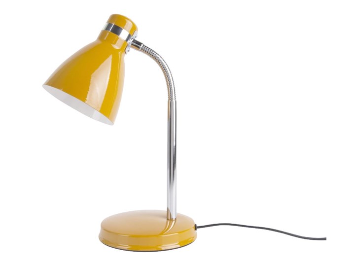 Żółta lampa stołowa Leitmotiv Study Wysokość 34 cm Lampa nocna Kolor Żółty