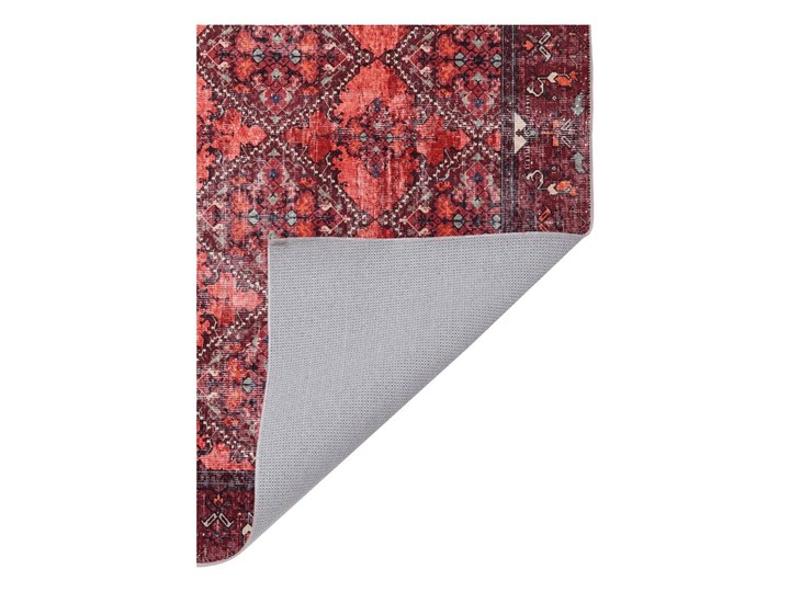 Czerwony dywan Floorita Bosforo, 80x150 cm Prostokątny Poliester Dywany Bawełna Wzór Orientalny