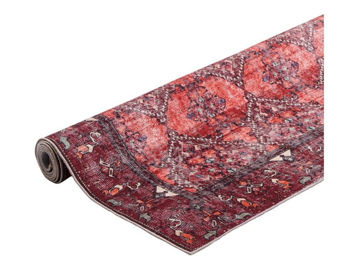 Czerwony dywan Floorita Bosforo, 80x150 cm Dywany Poliester Bawełna Prostokątny Pomieszczenie Salon