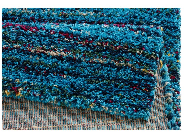 Niebieski dywan Mint Rugs Chic, 120x170 cm Syntetyk Prostokątny Juta Dywany Wzór Abstrakcyjny