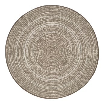 Beżowy dywan odpowiedni na zewnątrz Universal Silvana Rutto, ⌀ 120 cm