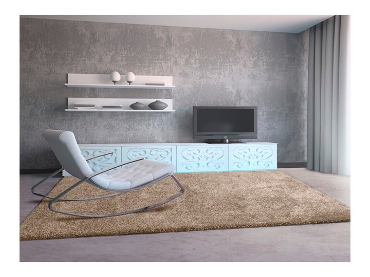Jasnobrązowy dywan Universal Aqua Liso, 100x150 cm Dywany Juta Prostokątny Syntetyk Kategoria Dywany