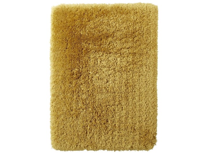 Żółty ręcznie tkany dywan Think Rugs Polar PL Yellow, 80x150 cm Mikrofibra Prostokątny Akryl Dywany Wzór Jednobarwny
