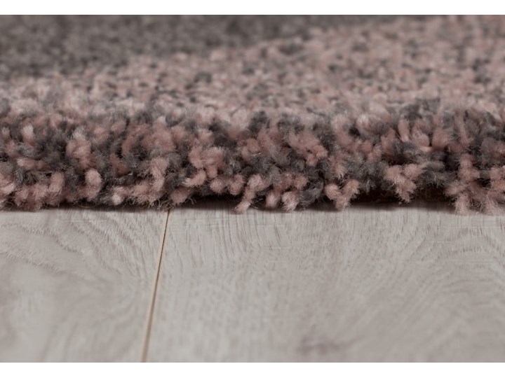Różowo-szary dywan Flair Rugs Zula, 120x170 cm Juta Syntetyk Dywany Prostokątny Chodniki Pomieszczenie Sypialnia
