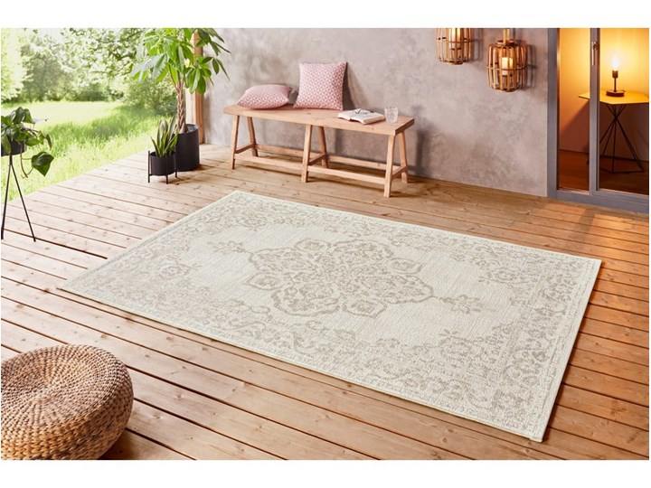 Beżowy dywan odpowiedni na zewnątrz Bougari Tilos, 160x230 cm Syntetyk Dywany Prostokątny Pomieszczenie Kuchnia