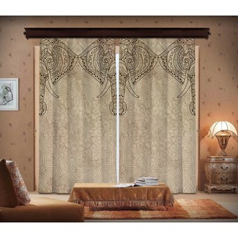 Zestaw 2 zasłon Curtain Lasta, 140x260 cm