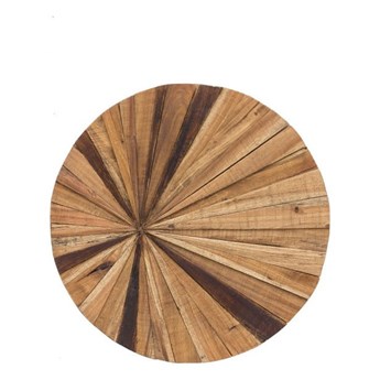 Drewniana dekoracja ścienna WOOX LIVING Sun, ⌀ 70 cm