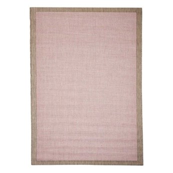 Różowy dywan odpowiedni na zewnątrz Floorita Chrome, 135x190 cm