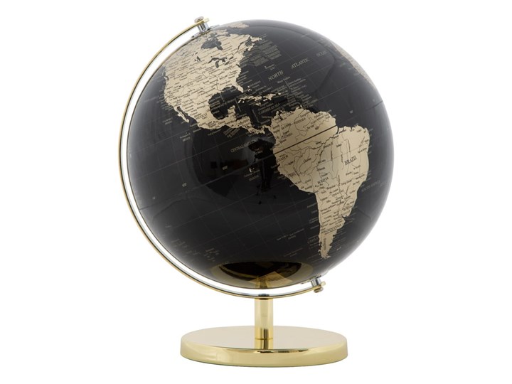 Globus Mauro Ferretti Globe, ø 25 cm Kategoria Figury i rzeźby Globusy Metal Tworzywo sztuczne Kolor Złoty