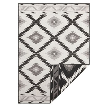 Czarno-kremowy dywan odpowiedni na zewnątrz NORTHRUGS Malibu, 230x160 cm