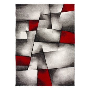 Czerwono-szary Dywan Universal Malmo, 140x200 cm