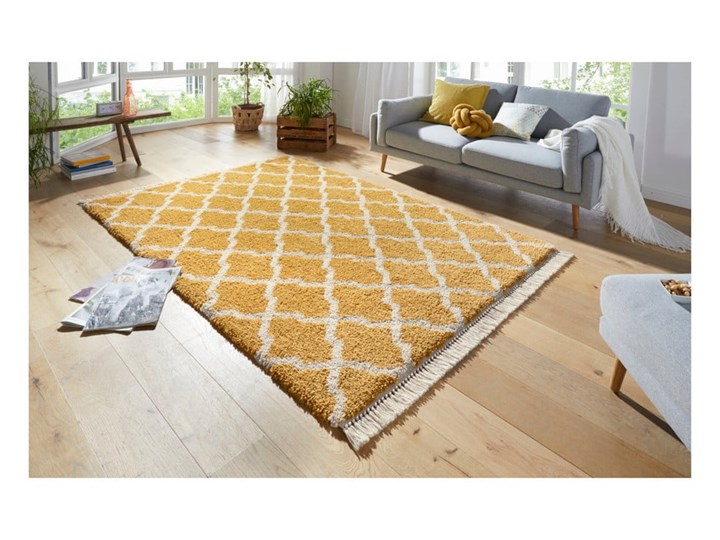 Pomarańczowy dywan Mint Rugs Pearl, 80x150 cm Juta Syntetyk Dywany Prostokątny Pomieszczenie Salon