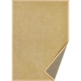 Beżowy wzorowany dwustronny dywan Narma Vivva, 200x140 cm