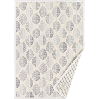 Biały wzorowany dwustronny dywan Narma Pärna, 160x100 cm