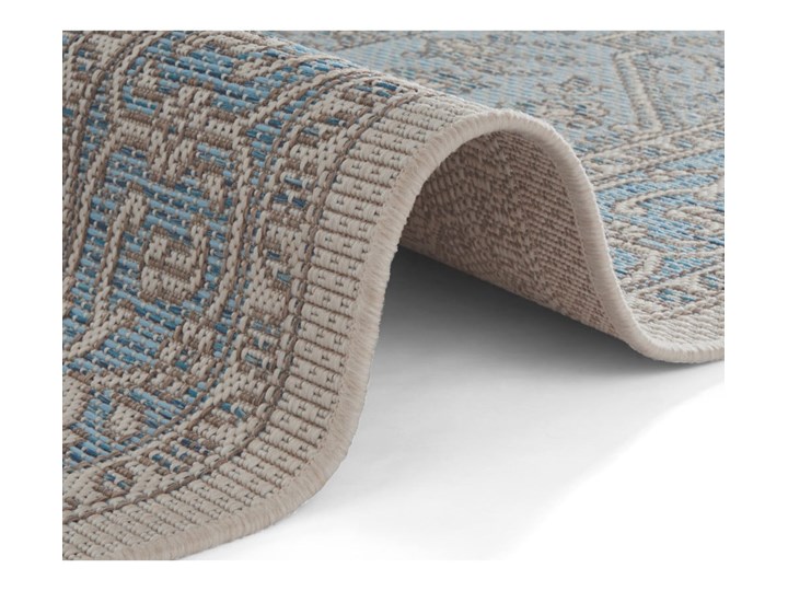 Niebiesko-beżowy dywan odpowiedni na zewnątrz Bougari Anjara, 140x200 cm Prostokątny Syntetyk Dywany Chodniki Kategoria Dywany