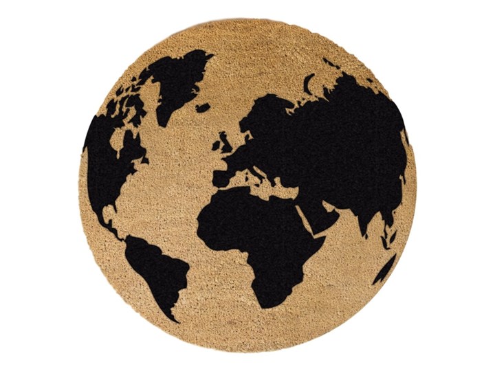 Okrągła wycieraczka z naturalnego włókna kokosowego Artsy Doormats Gloge, ⌀ 70 cm Kategoria Wycieraczki Włókno kokosowe Kolor Beżowy