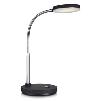 Czarna lampa stołowa LED Markslöjd Flex