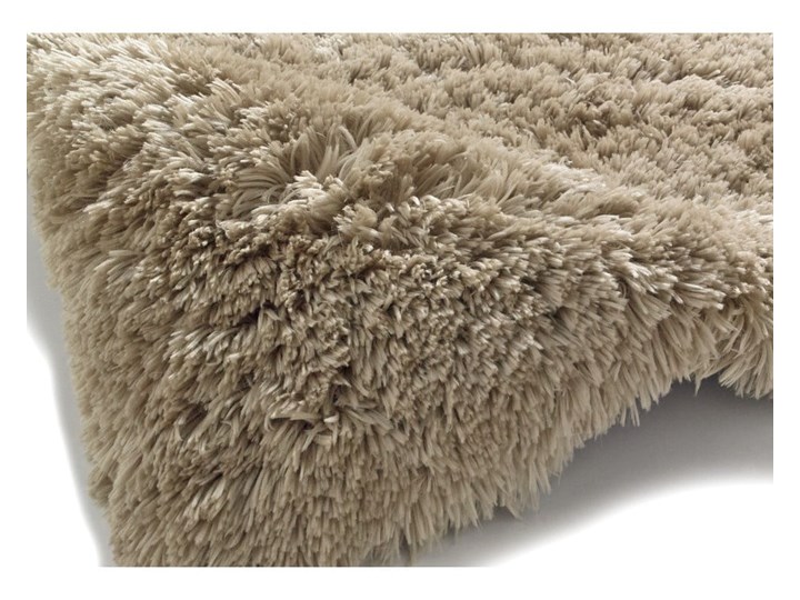 Beżowy ręcznie tkany dywan Think Rugs Polar PL Beige, 60x120 cm Bawełna Akryl Mikrofibra Dywany Prostokątny Pomieszczenie Salon