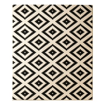 Kremowo-czarny dywan Hanse Home Hamla Diamond, 200x290 cm