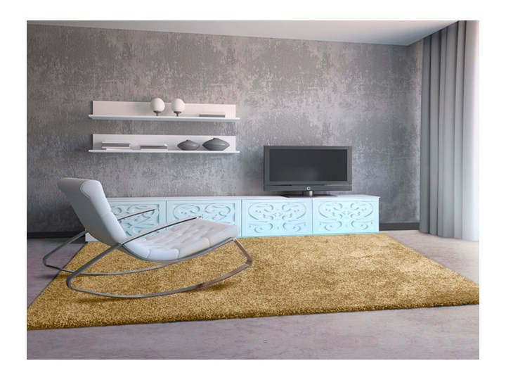 Karmelowobrązowy dywan Universal Aqua, 100x150 cm Syntetyk Wzór Jednobarwny Dywany Juta Prostokątny Kategoria Dywany