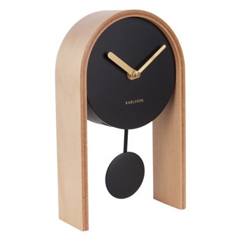 Zegar stołowy z drewnem brzozy Karlsson Smart Pendulum Light