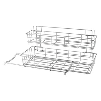 Dodatkowa 2-poziomowa półka kuchenna Metaltex Limpio