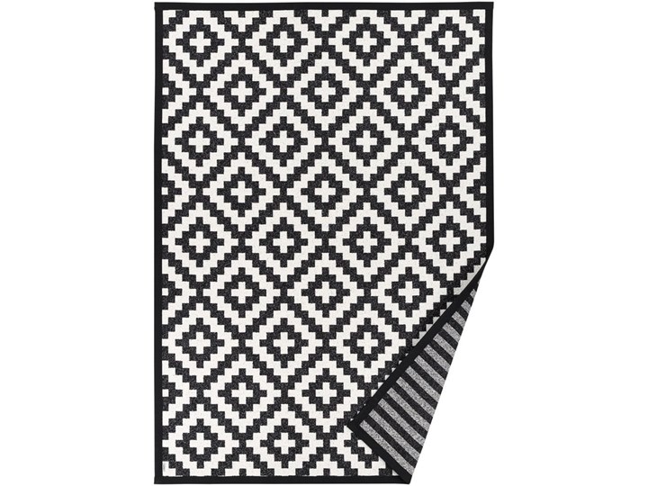 Czarno-biały dywan dwustronny Narma Viki, 70x140 cm Dywany Prostokątny Poliester Bawełna Kategoria Dywany