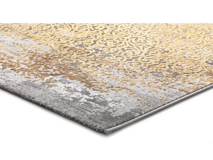 Dywan w złotej barwie Universal Danna, 160x230 cm Juta Dywany Syntetyk Poliester Prostokątny Kolor Brązowy