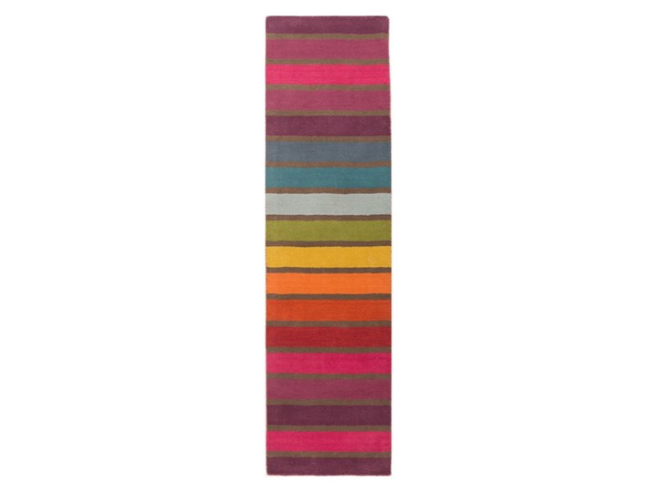 Wełniany chodnik Flair Rugs Candy, 60x230 cm Chodniki Prostokątny Wełna Bawełna Wzór Paski