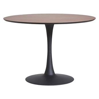 Okrągły stół do jadalni z blatem z dekorem orzecha Marckeric Oda, ⌀ 110 cm