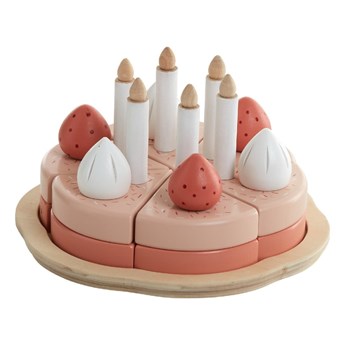 Klocki drewniane do zabawy/torcik Flexa Play Birthday Cake