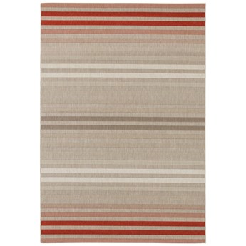 Czerwono-kremowy dywan odpowiedni na zewnątrz NORTHRUGS Paros, 200x290 cm