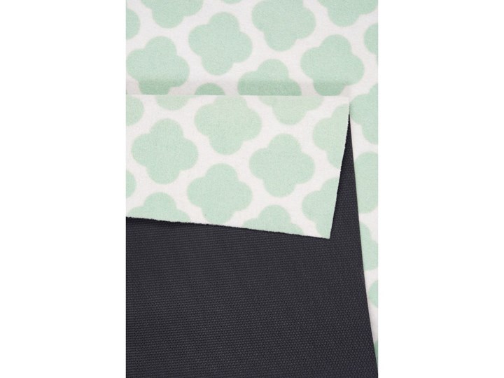 Miętowy chodnik kuchenny Hanse Home Cook and Clean, 45x140 cm Syntetyk Chodniki Dywany Prostokątny Wzór Marokański