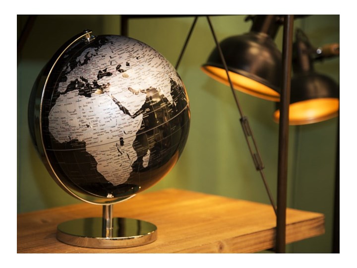 Globus dekoracyjny Mauro Ferretti Dark World, ⌀ 25 cm Metal Globusy Tworzywo sztuczne Kategoria Figury i rzeźby
