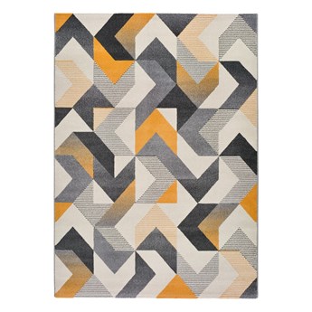 Pomarańczowo-szary dywan Universal Gladys Abstract, 140x200 cm