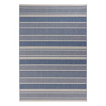 Niebieski dywan odpowiedni na zewnątrz NORTHRUGS Strap, 160x230 cm