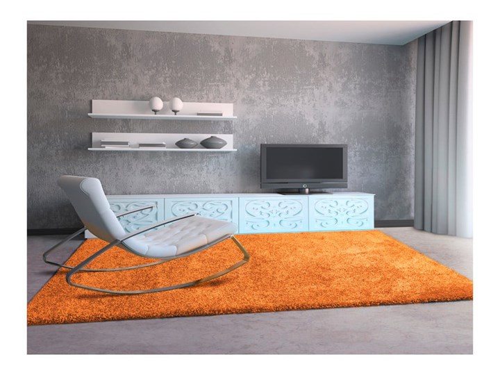 Pomarańczowy dywan Universal Aqua Liso, 100x150 cm Prostokątny Syntetyk Dywany Juta Pomieszczenie Sypialnia