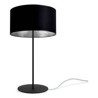 Czarno-srebrna lampka stołowa Sotto Luce MIKA M 1T