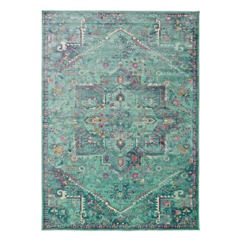 Zielony dywan z wiskozy Universal Lara, 120x170 cm