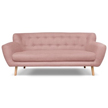 Jasnoróżowa sofa Cosmopolitan design London, 192 cm