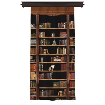 Zasłona Curtain Library, 140x260 cm
