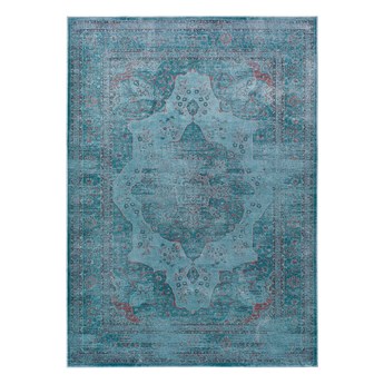 Niebieski dywan z wiskozy Universal Lara Aqua, 160x230 cm