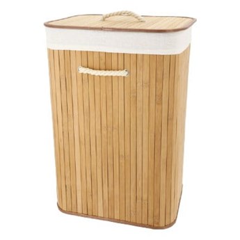 Bambusowy kosz na bieliznę Compactor Rectangular