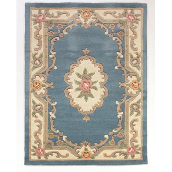 Niebieski wełniany dywan Flair Rugs Aubusson, 120x180 cm