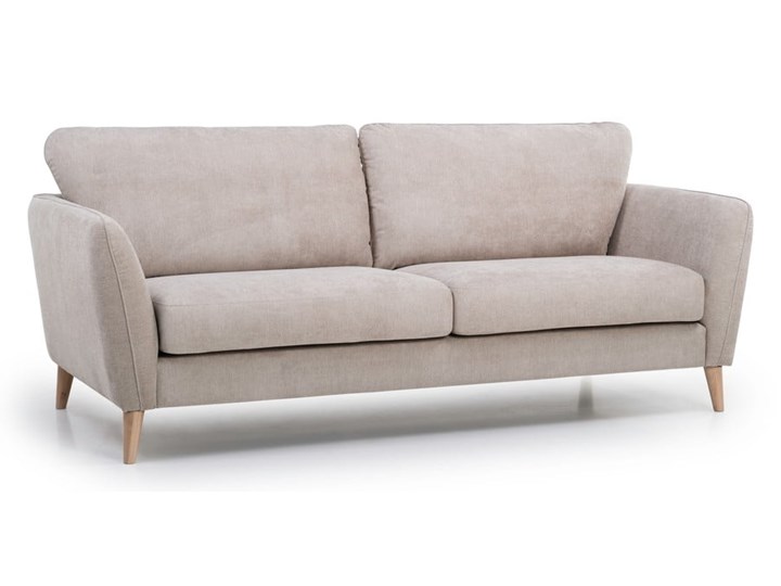 Beżowa sofa Scandic Oslo, 206 cm Boki Z bokami Styl Skandynawski