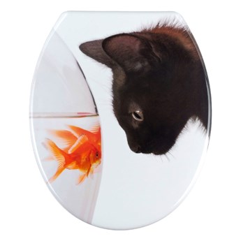 Deska sedesowa Wenko Fisch & Cat, 45x37,5 cm
