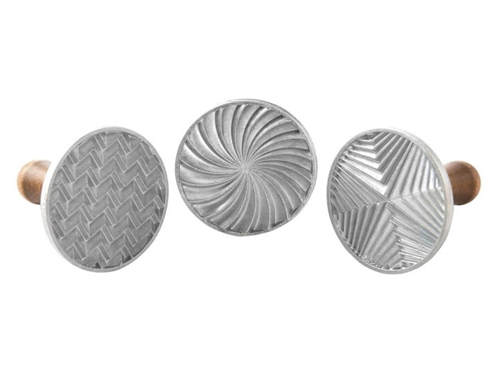 Zestaw 3 stempli do ciastek Nordic Ware Geo Stempelki Kategoria Dekoracja wypieków