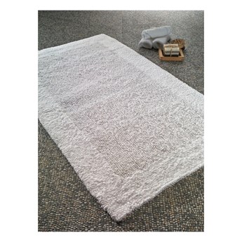 Biały dywanik łazienkowy Confetti Bathmats Natura Heavy, 70x120 cm