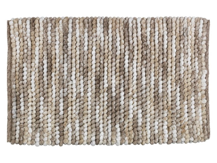 Jasnobrązowy dywanik łazienkowy Wenko Smooth Taupe, 90x60 cm Prostokątny 60x90 cm Kategoria Dywaniki łazienkowe
